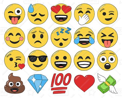 clipart emojis